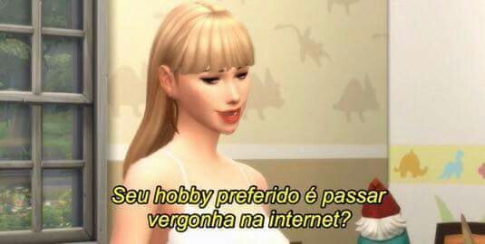 Sobre a atitude da Mimi :