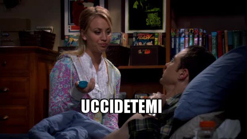 La faccia di Penny è tipo:
