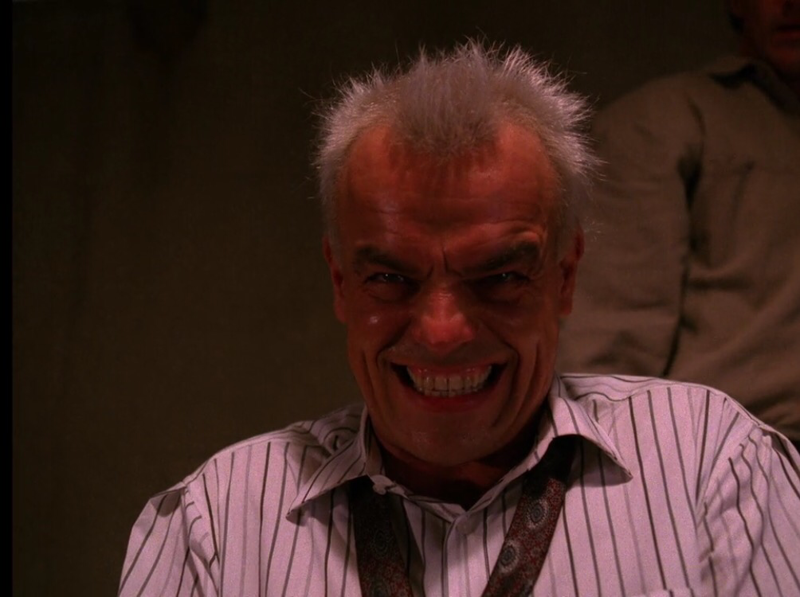 He reminds me of Jack Nicholson in the shining