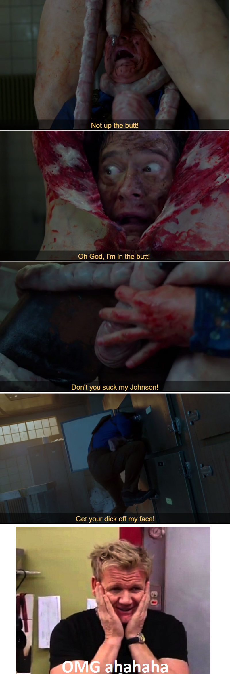 I thought I'd die laughing.
Best scene ever ahahahah