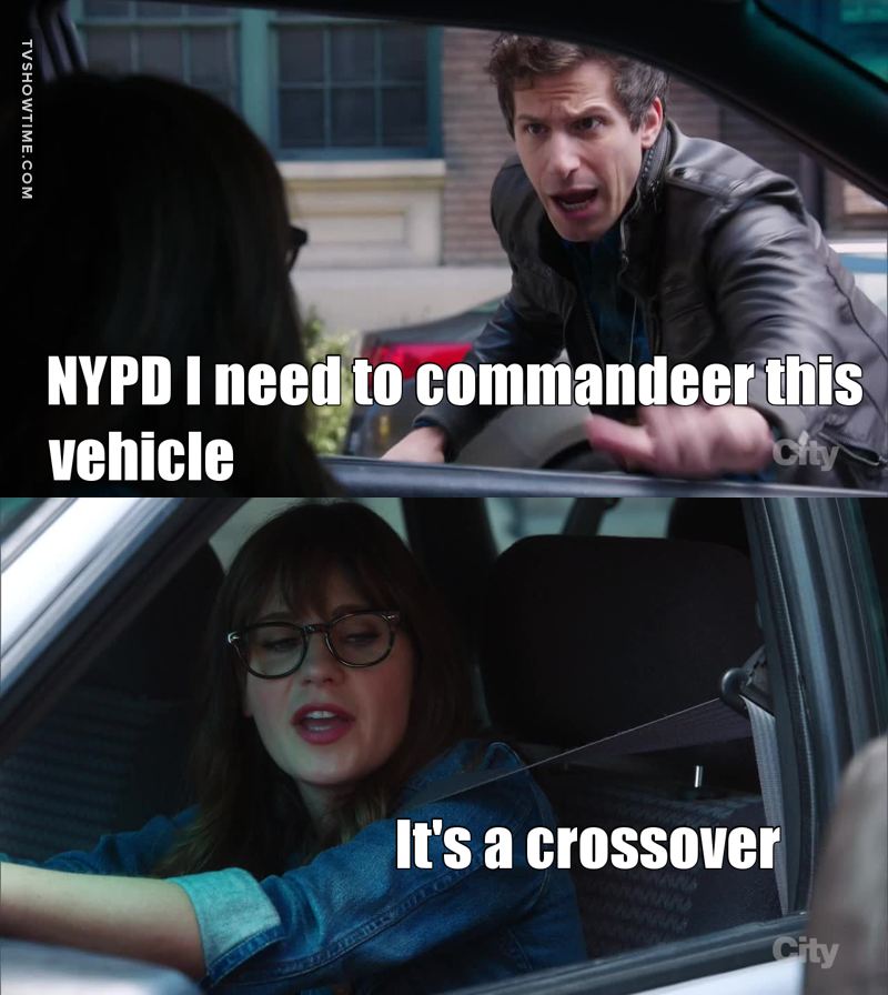 Oh yeah it's a crossover ๐๐๐ผ