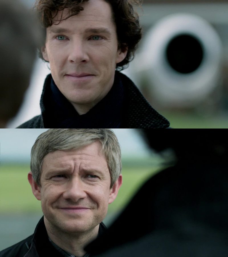 "sherlock's actually a girl's name" actually means "i love you john"