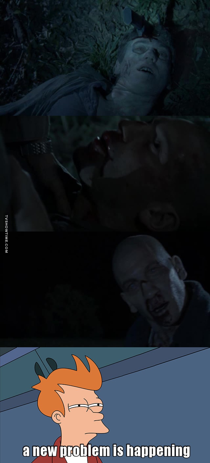 Wait.... they both weren't bitten but they became "zombie"