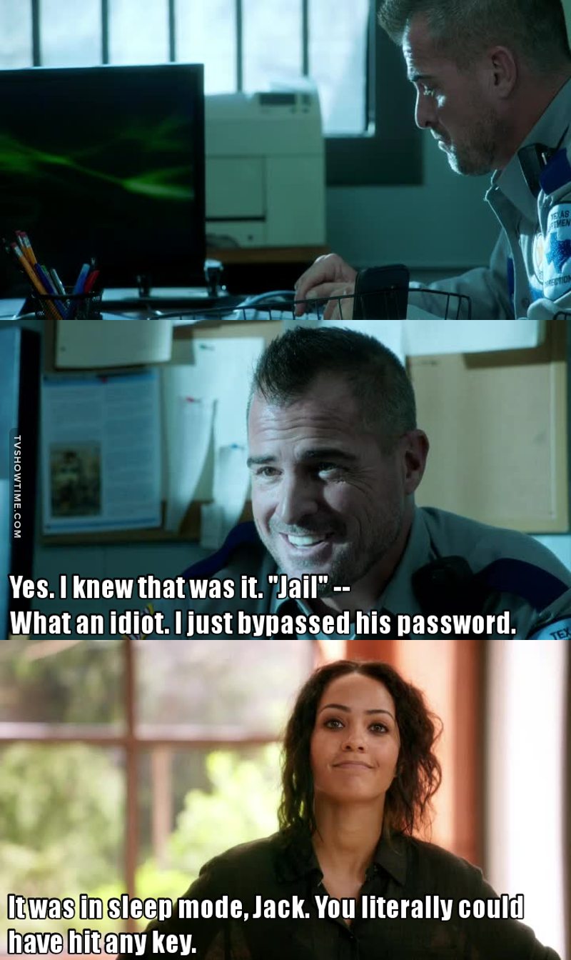 I laughed so hard at this part. Jack is no doubt looking for the "any" key right now. 😂