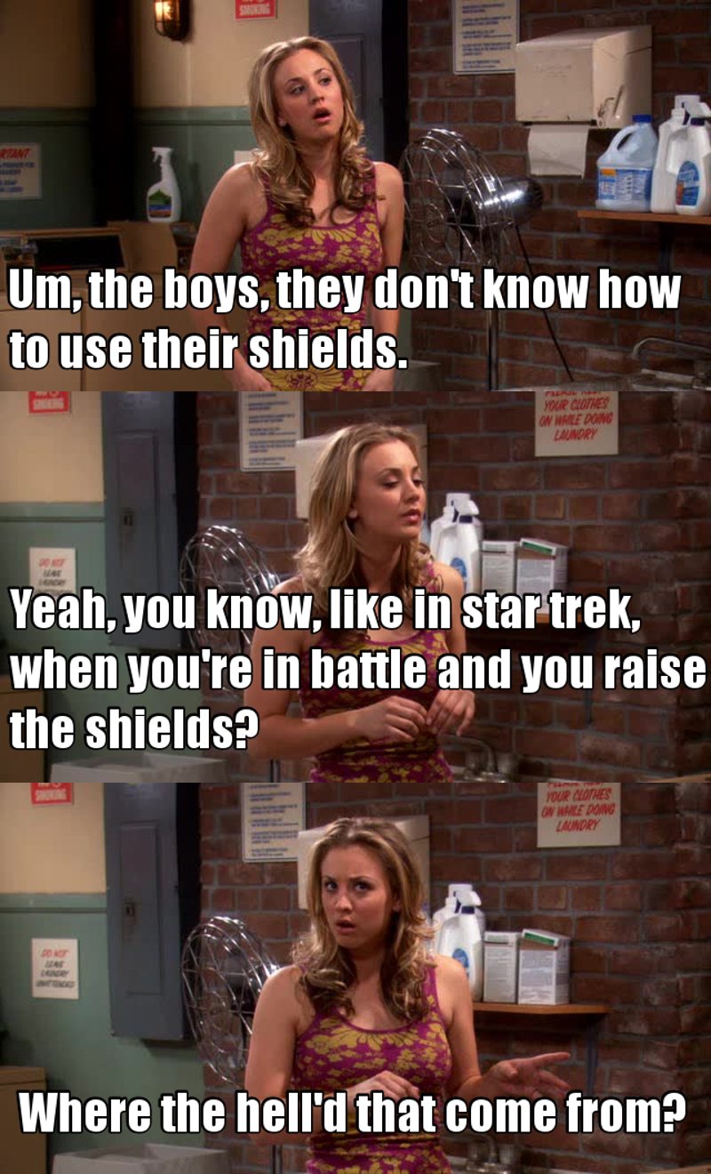 Penny is getting sheldonized...