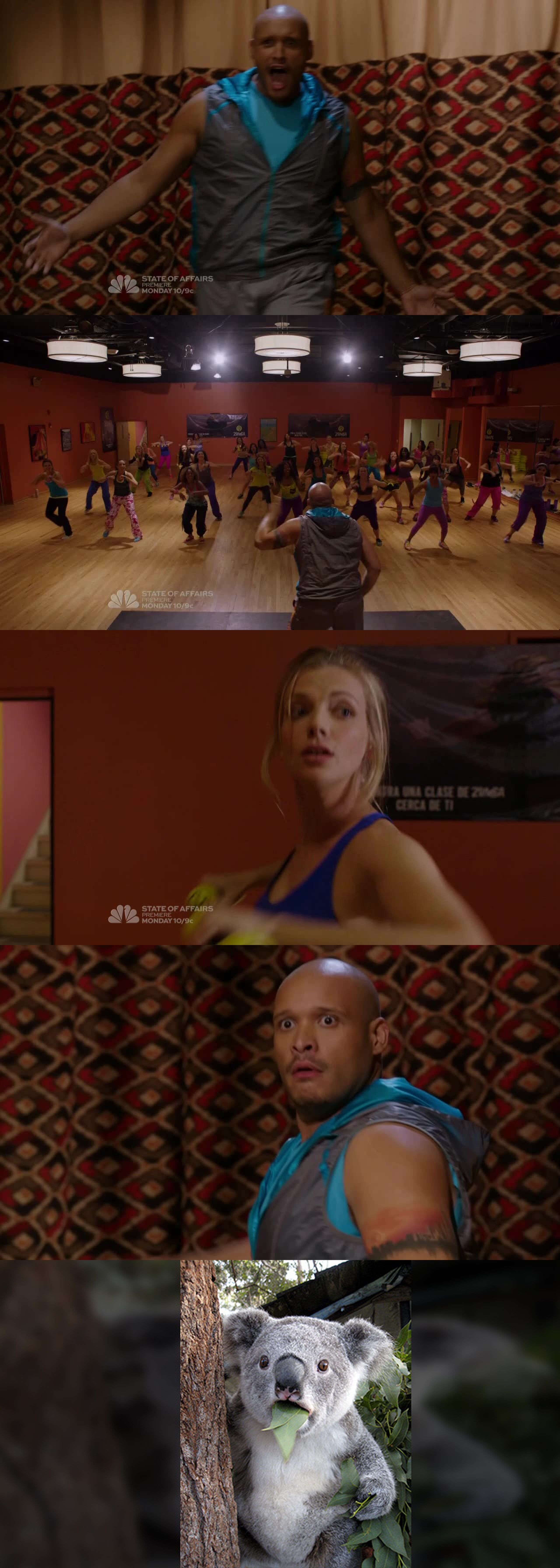 MAN!?!!.....You made laugh so much....Best funny scene!
Cheers to Zumba! ;-)