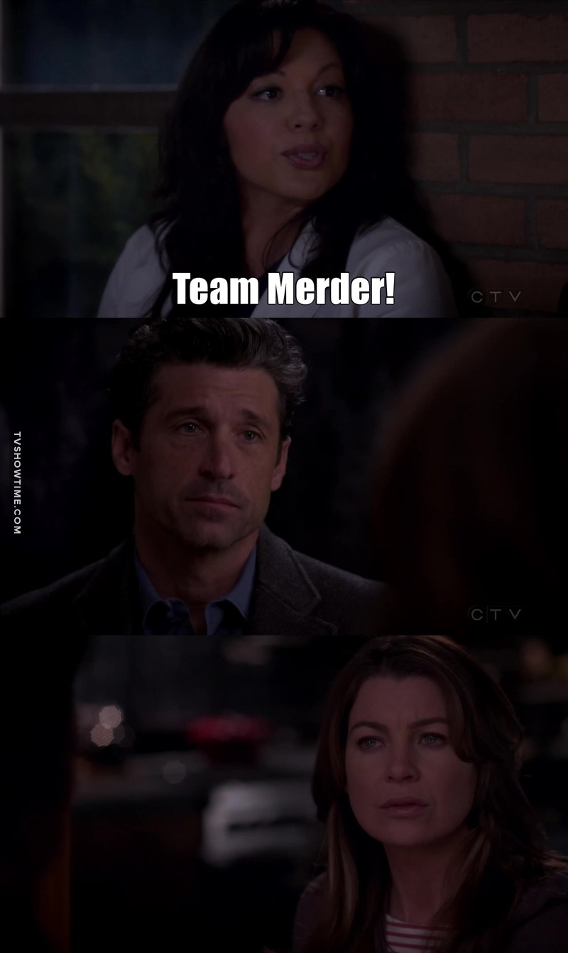 SHONDANÁS, VOCÊ QUE NÃO ME ESTRAGUE O MEU SHIPP!
#teamMerDer