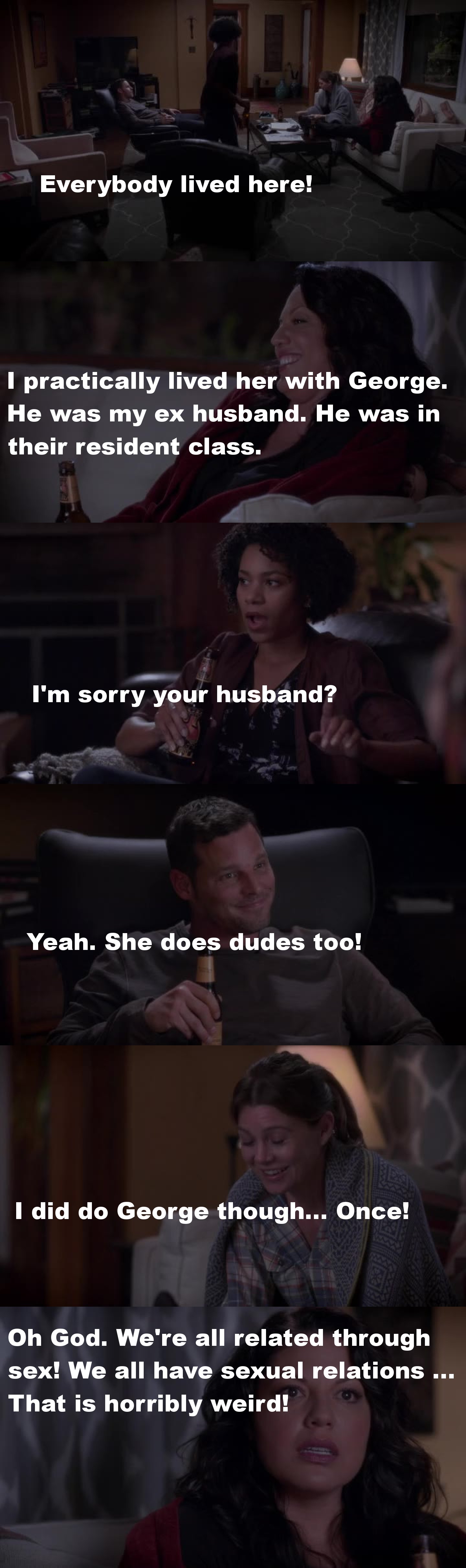 This scene gave me life!! Just remembering the past... and the toast to O' Malley ... That's the best thing I have seen in a long time! Kudos to whoever wrote that scene <3