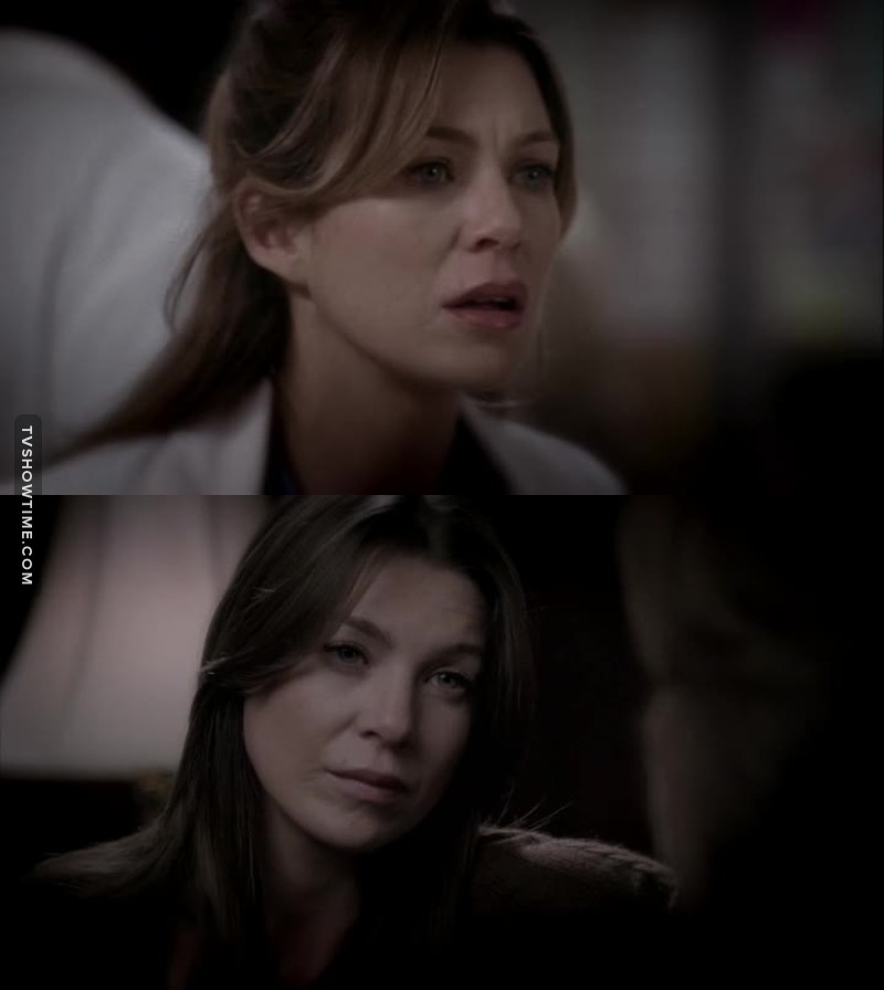 Meredith tava maravilhosa nesses flashbacks