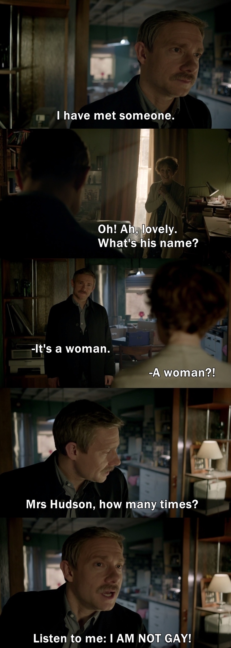 He's not gay, for christ's sake!