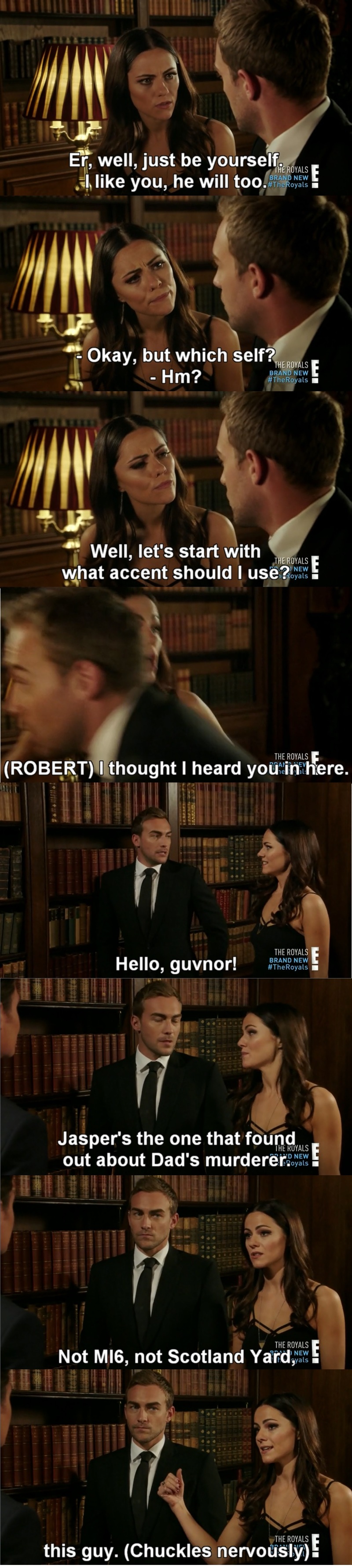 I would gladly give up all the other storylines just for a show made of Eleanor, Jasper and James.