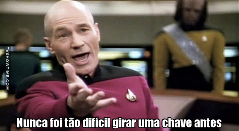 Que agonia a cena da chave