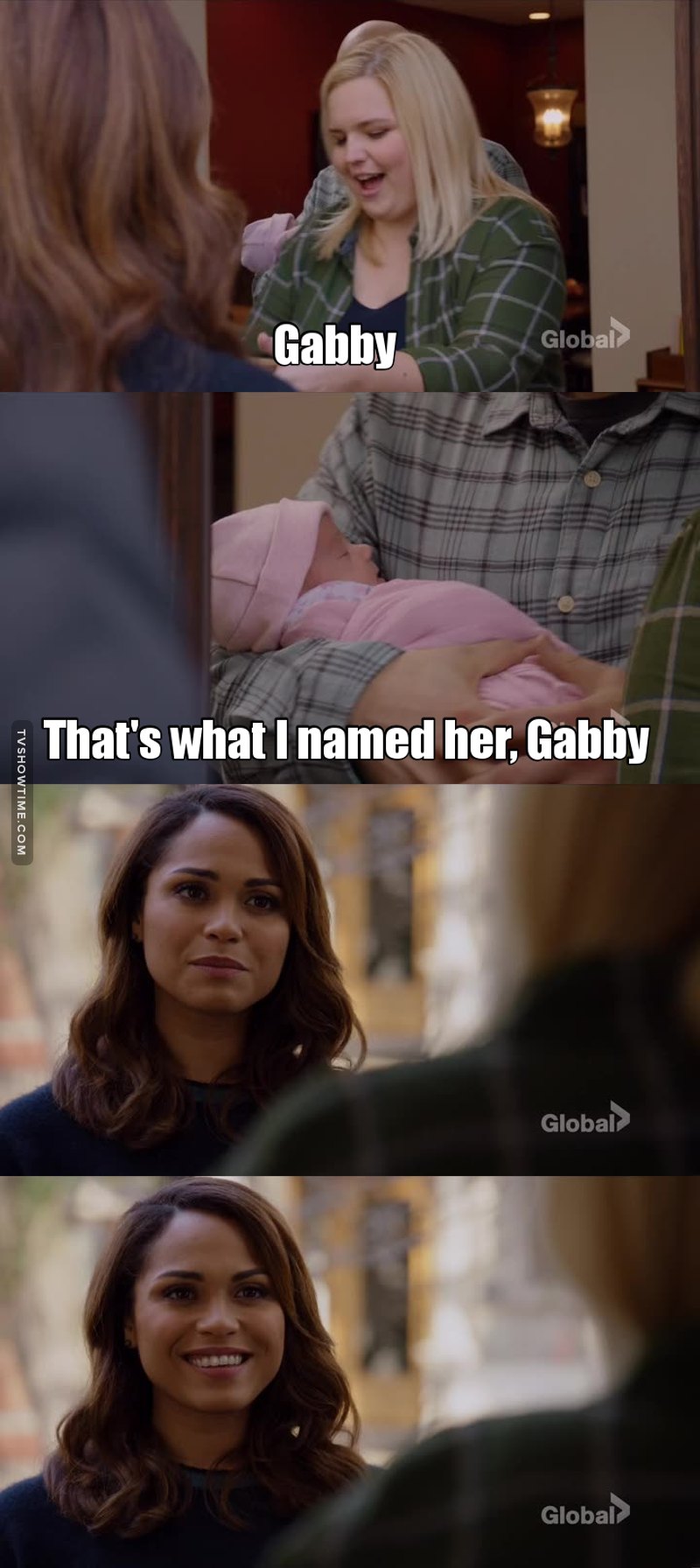 She called her Gabby, how cute 😍😍😍