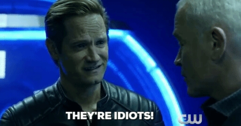 Why the hell didn't they think to ask Barry aka THE FLASH about the "mysterious" speedster???
Oh wait, I know why..