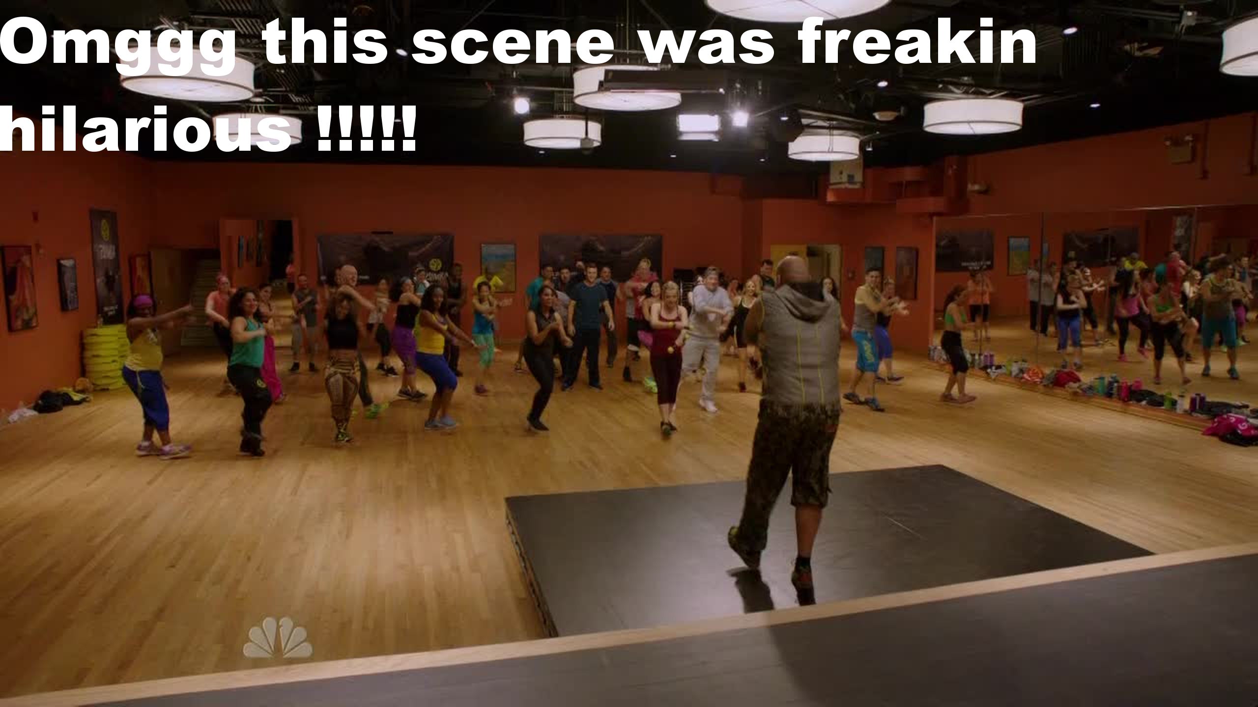 Omggg once again this zumba scene with the crew of CF was freakin hilarious and awesome, I was laughing so much ahhaha !!!!