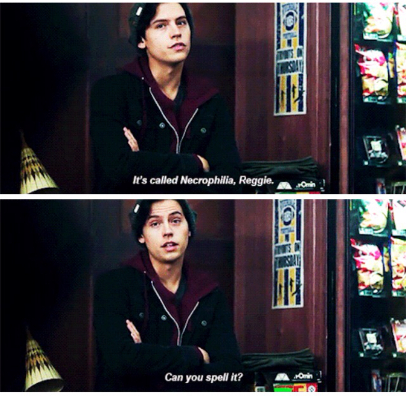How to end a man in front of all his friends by Jughead Jones