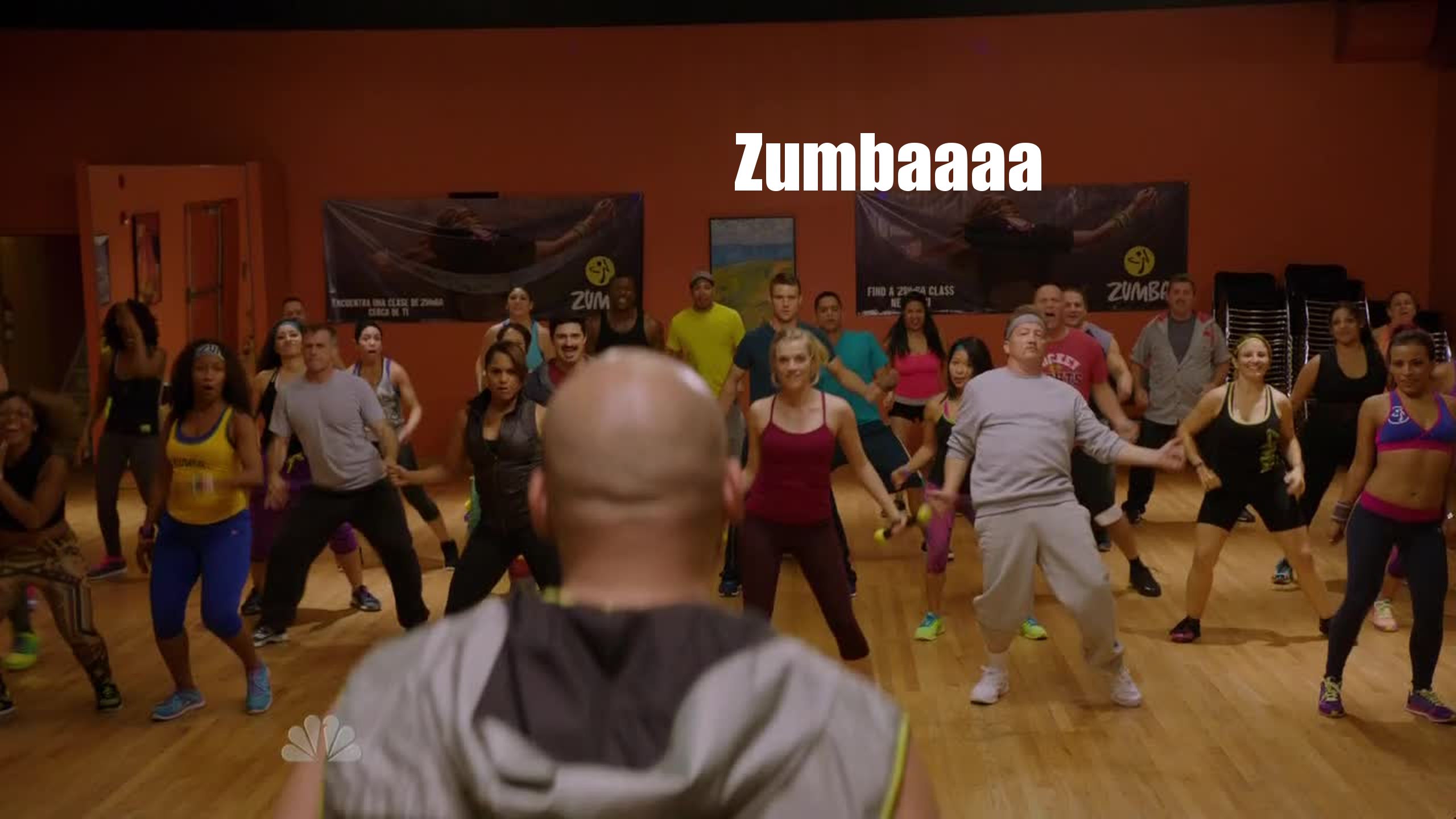 La 51 en mode zumba, c'était previsible que ça allait arriver mais ça reste drôle a voir
