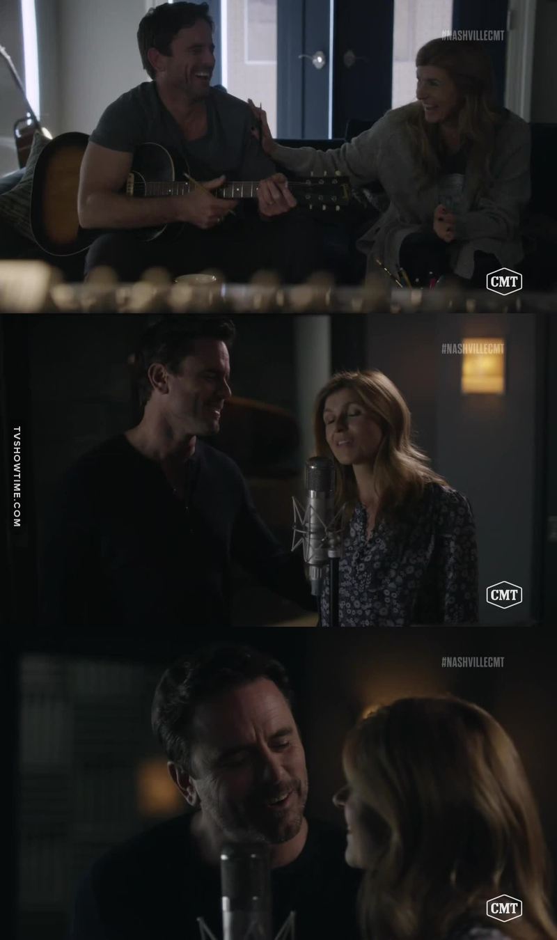 I love watching Deacon and Rayna making music again, together