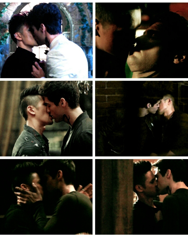 Can you believe that now when they ask about Malec kiss we can say "Which one?" #blessed 💛💚💙💜