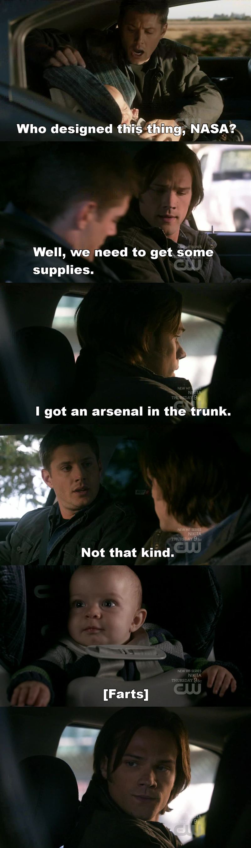 Cute and funny. Supernatural Daddys.