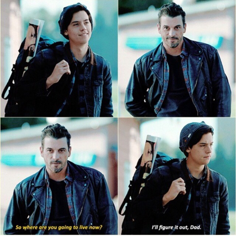 First I thought he's gonna shot him, then surprise mother fucker its he's DAD