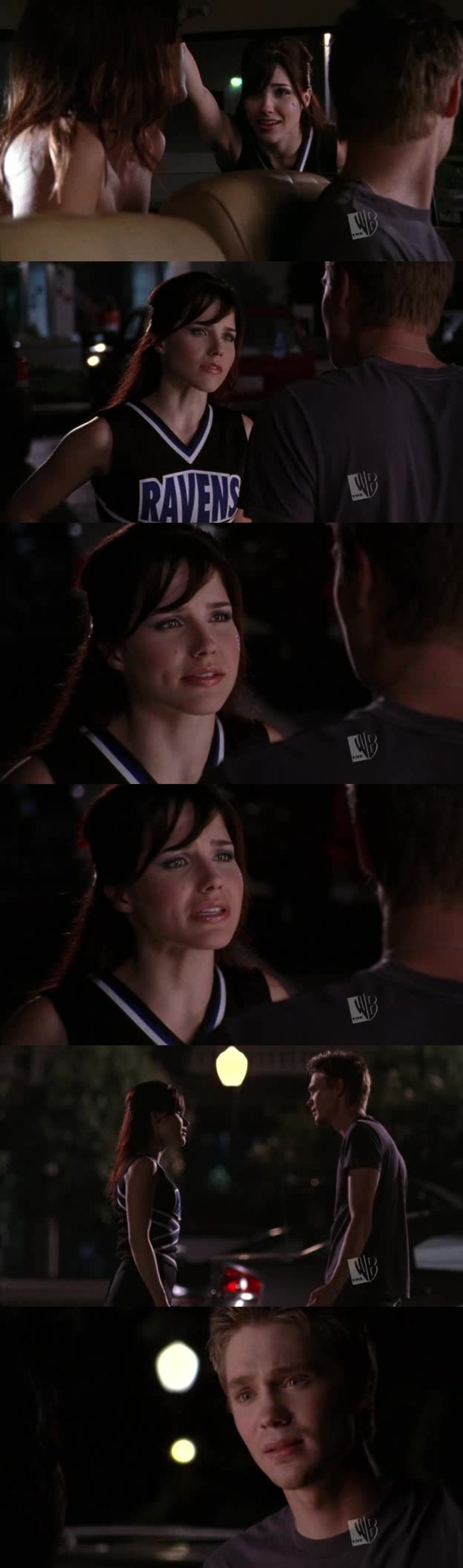 "In the back seat of the car is so two years ago"
I love Brooke