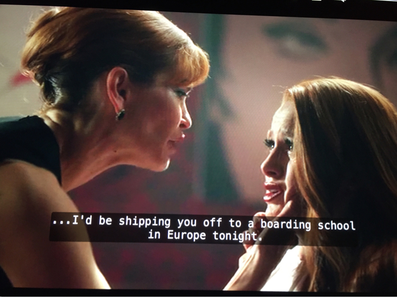 And I thought Betty's mom was the craziest ..