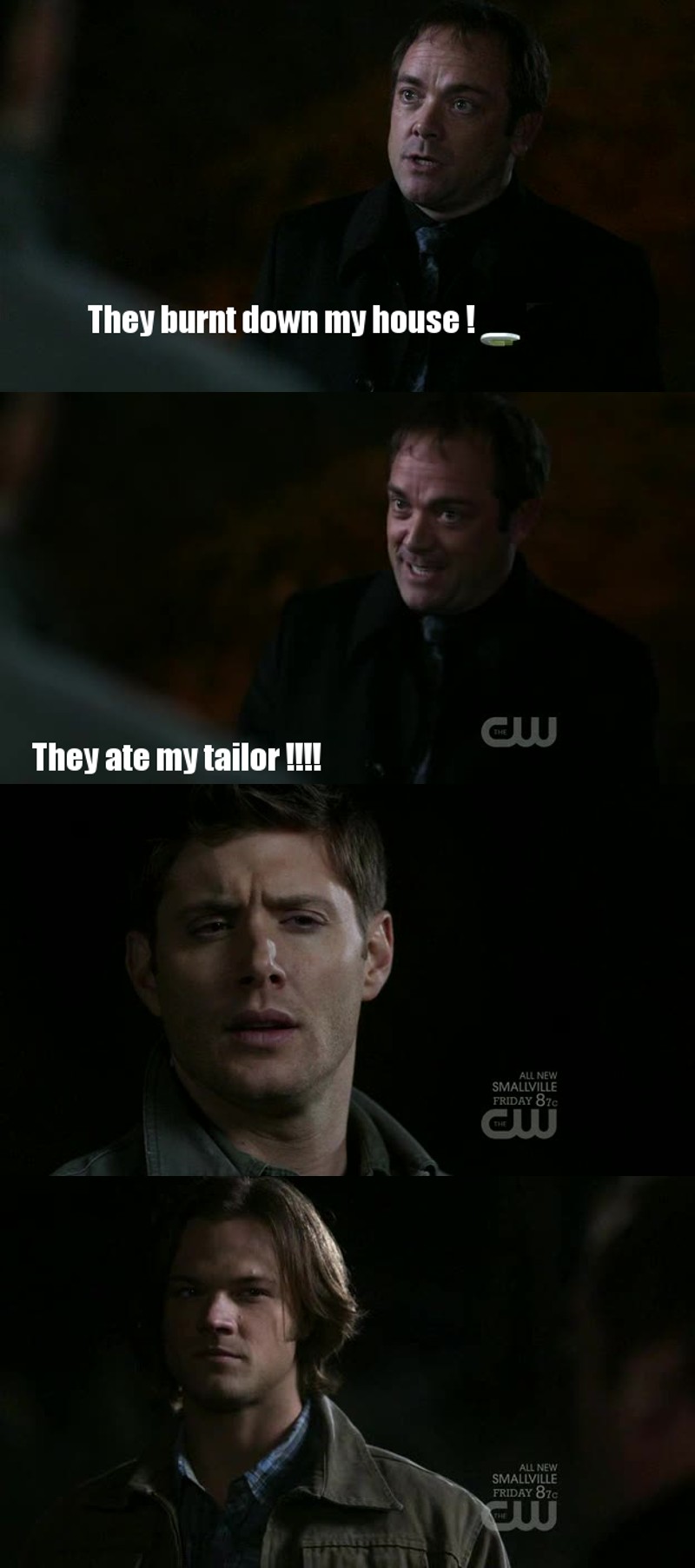lol .. this scene always makes me laugh 😂😂 poor Crowly 😂😂
