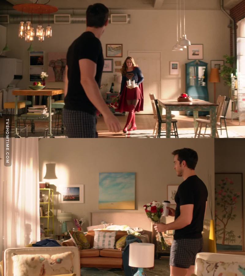 The moment when Kara becomes the man of the relationship: