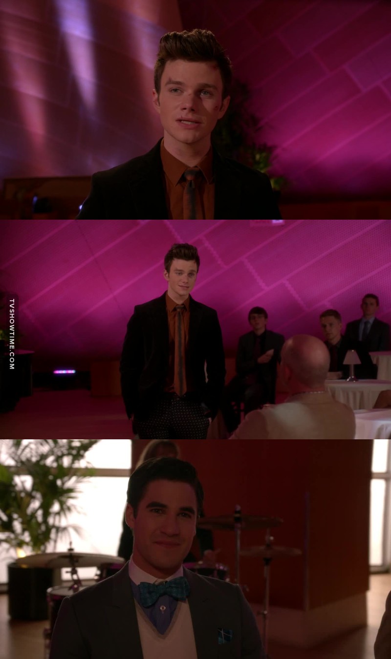 Blaine is so proud of his man