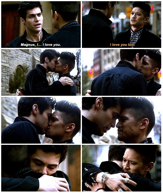 "I love you" + kiss + foreheads touch + hug = I CRIED MY EYES OUT.