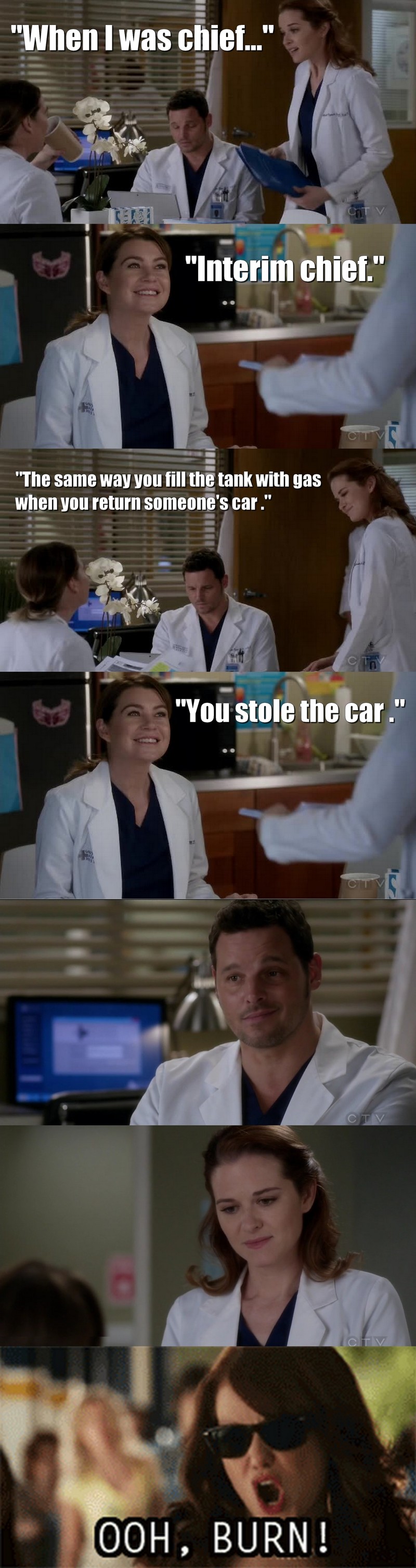 Meredith, I never loved you more than I did at this moment. :')
