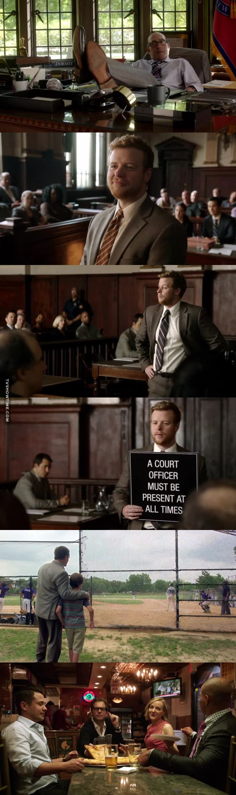 I can handle the procedural structure, I can handle the fact that we know that the client will be retained not guilty, I can handle didactic answers at the voir dire (oooh, I use this because I forget the ingredients, so I improvise. Who would answers like this????), but I can't handle pizza with pineapple. That's too much