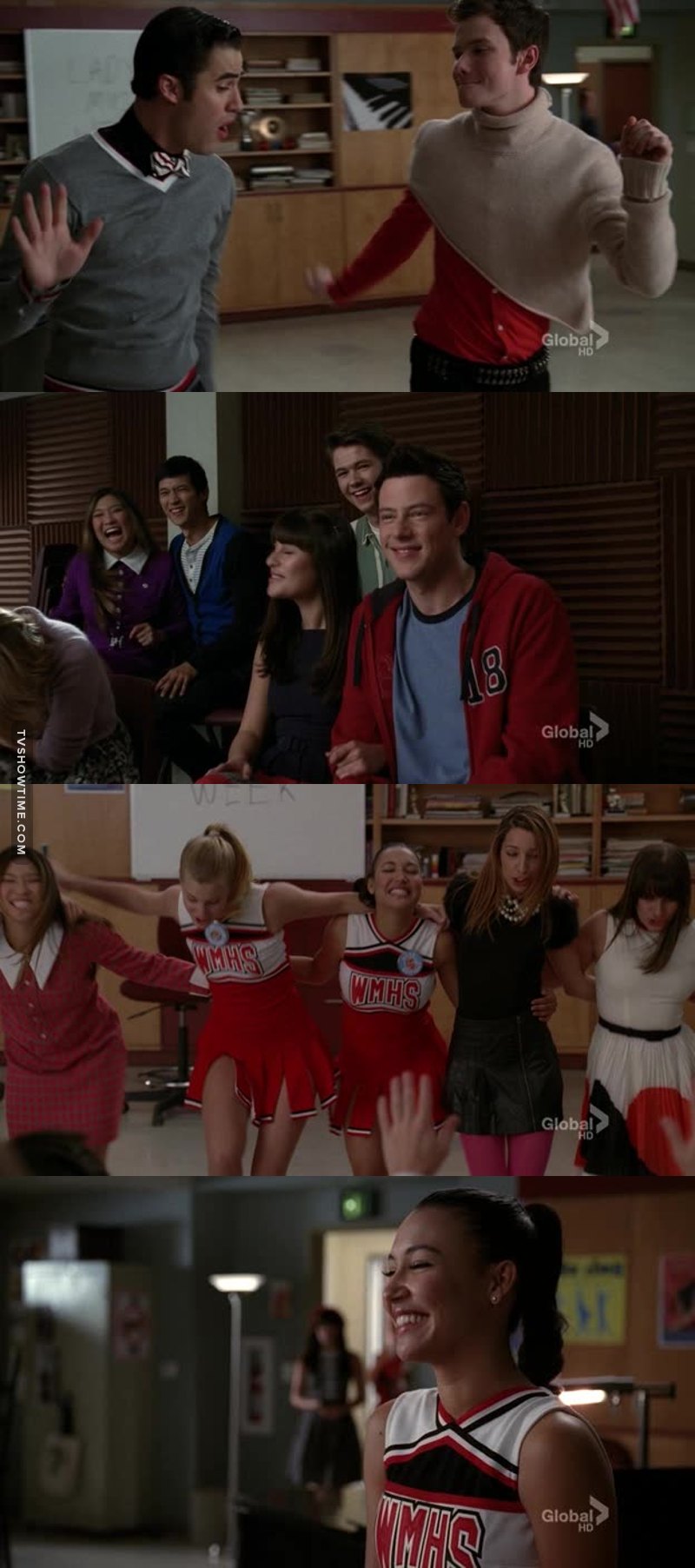 Everyone helping Santana to accept her sexual orientation!
I love it <3