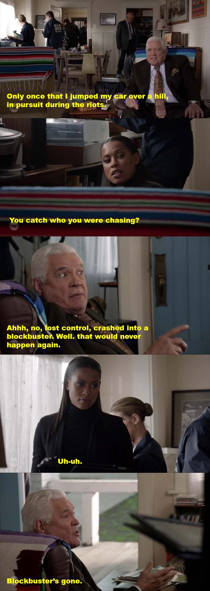 Lt. Provenza: I love you more and more.