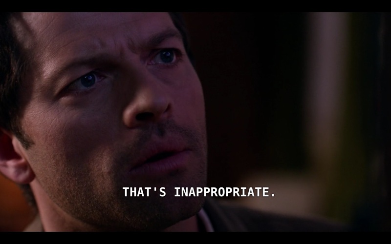 Omfg 😂
Cas is the cutest