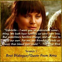 Tenta, só tenta me convencer que elas não são um casal, que "friendship" significa so "friendship" mesmo. Que elas não tem um amor tão puro que uma desistiria da própria felicidade pela outra. Tente... E falhe miseravelmente.
#XenaandGabrielle #Alwayslove