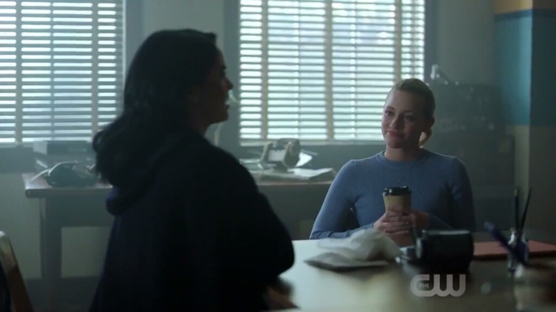 "The last time you brought me baked goods was beacuse you kissed Archie"
Oh the irony