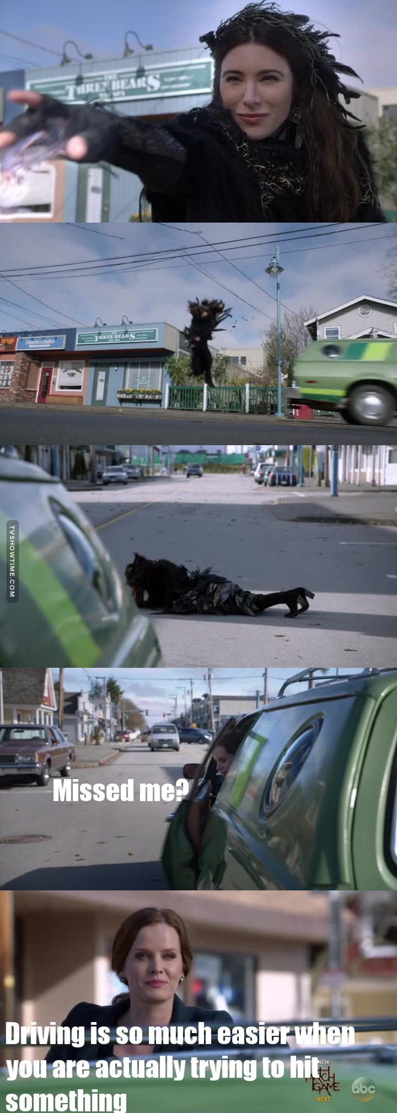 With or without magic, Zelena will always be a badass