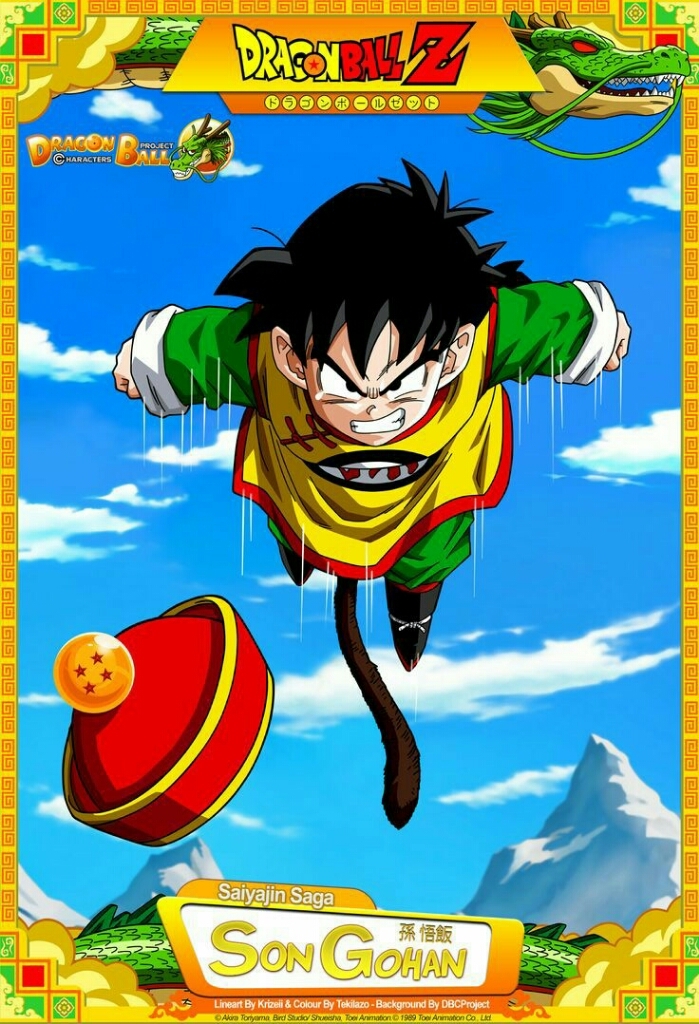 Gohan Dando Su Primer Versión De Guerrero.