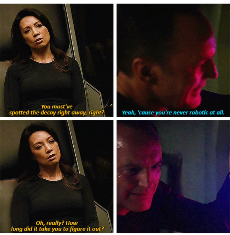 "Wow. I'm hurt Phil. Guess we're not as close as I thought." 

#justkissalready