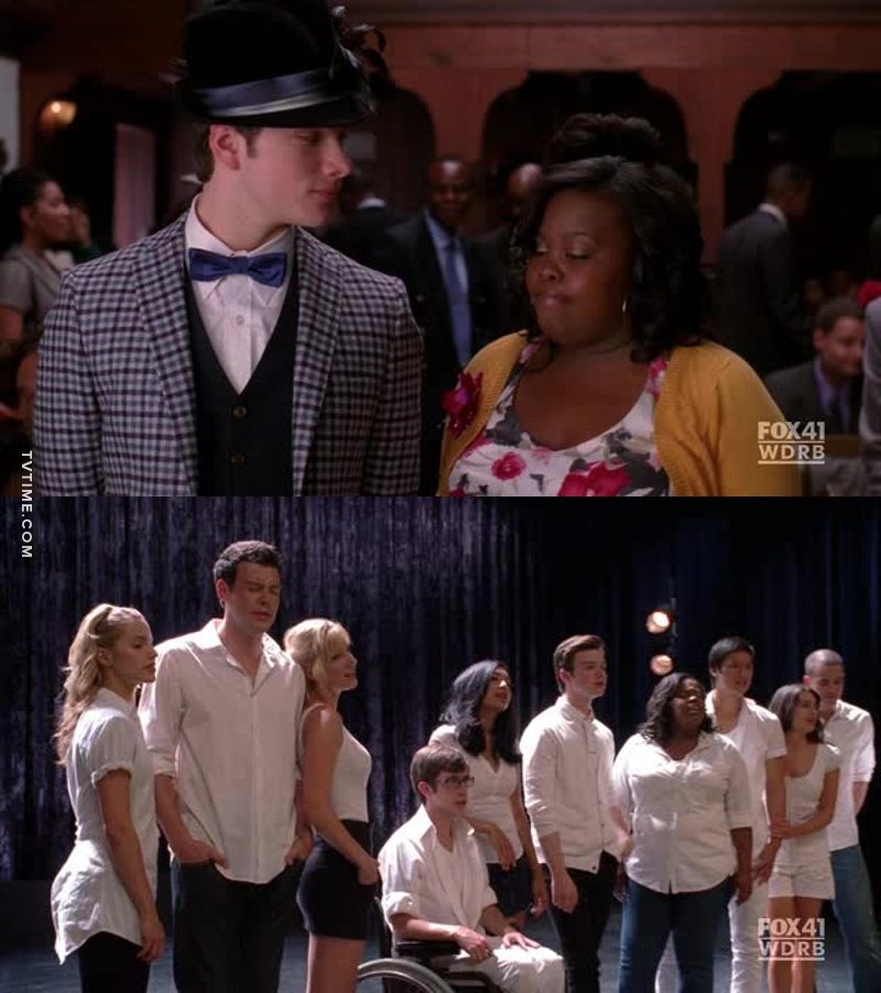 I love Mercedes and Kurt's friendship. And by the way, the message of this episode is very important. You may not believe in God, but you NEED to believe. And the final song shows a big message: your God, your reference point could be anyone!