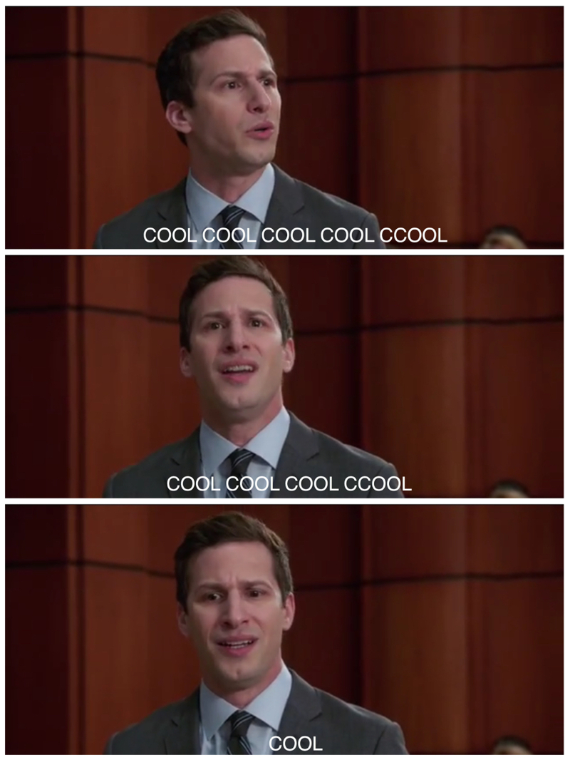 He's hilarious