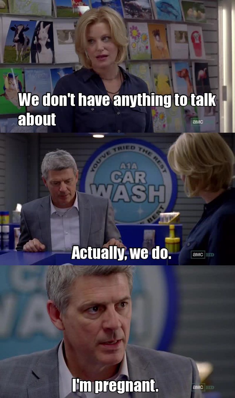 I actually had to remind myself that guys can't be pregnant during this scene.
