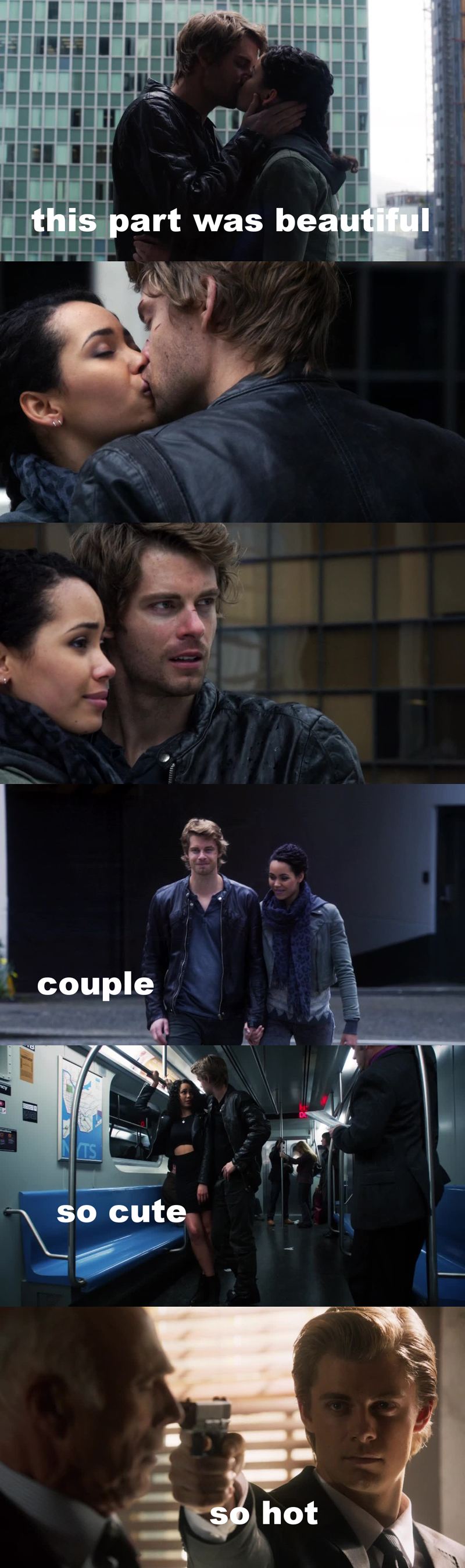 so... very dramatic finale, I enjoyed all the Astrid/John scenes! definitely would have supported a second season!