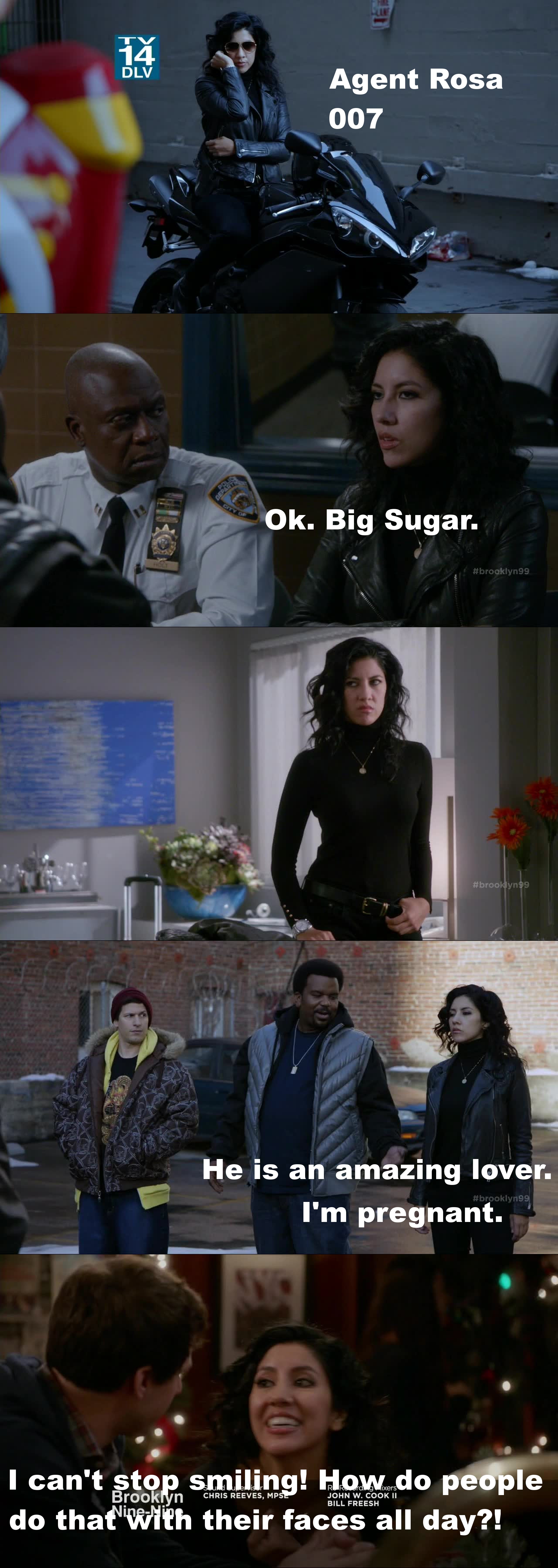 Don't you dare telling me that Rosa isn't the best badass funny character of the show!!