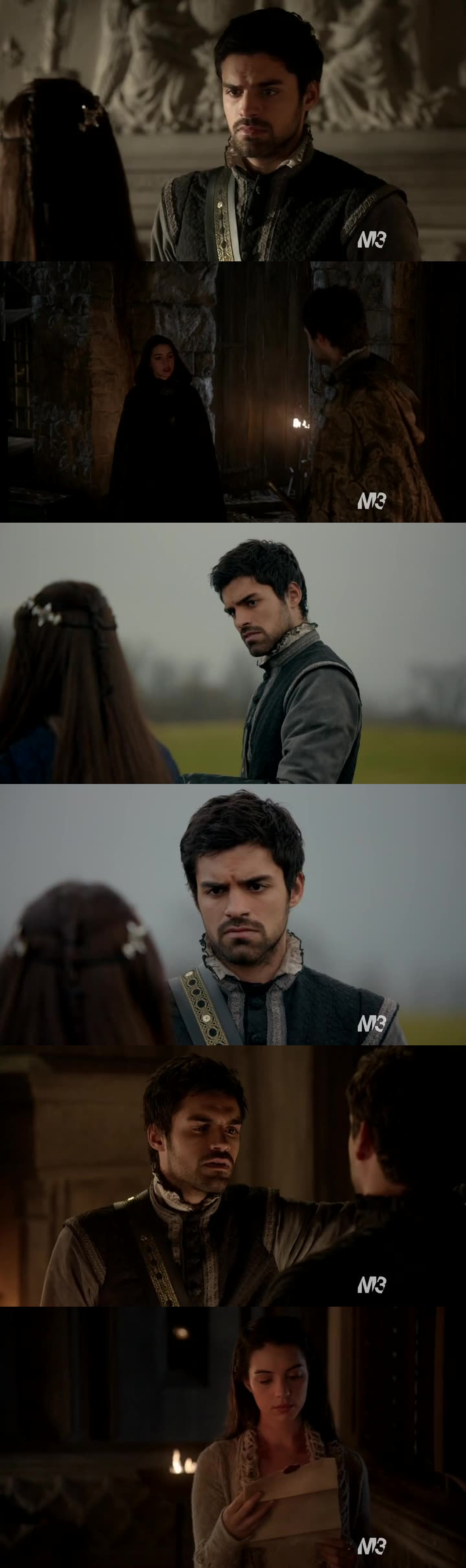 "I have fallen in love with the queen"
Oh Conde please do not betray her for the family...