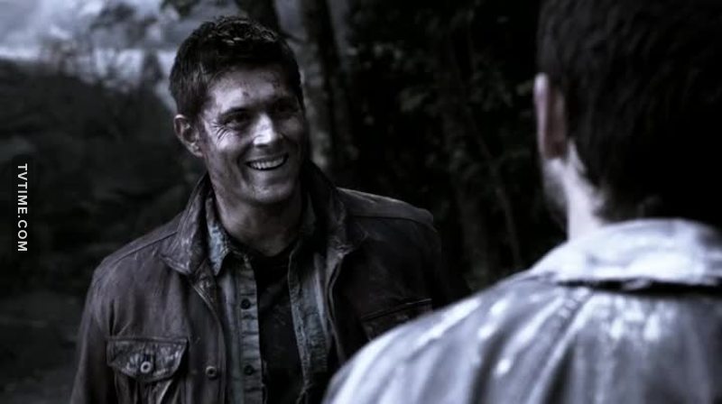 Look how much Dean was happy when he found Cass.
I'm weak