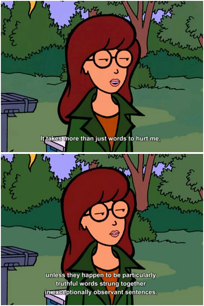 Daria conseguiu o inspirar alguém com cinismo 😂 quem diria?