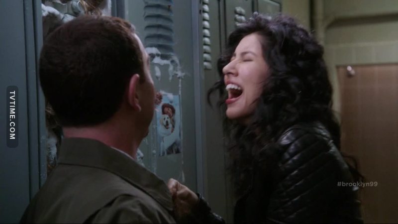 I love Rosa's friendship with everyone. She's got Amy's back, she's ready to trust Jake, and she's ready to listen to Charles's ideas.
She's got problems with anger management but she knows when to be nice and how to behave like a moderately correct human being. Her friends have a positive impact on her.